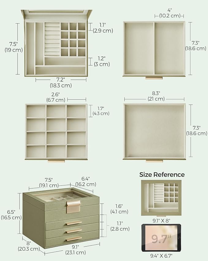 SONGMICS Jewelry Box Organizer - Image 6