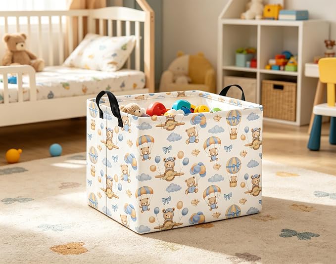 Rectangular Baby Kids Storage Basket - Image 5