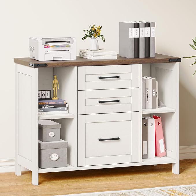 Farmhouse Lateral File Cabinet by Halitaa