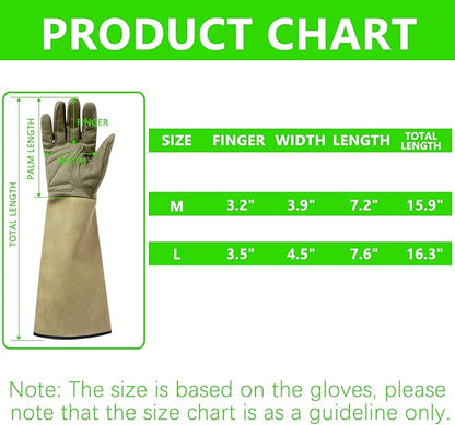 Professional Rose Pruning Thorn Proof Gardening Gloves - Image 6
