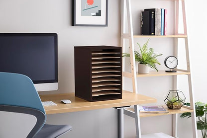 Safco Products Vertical Desktop Sorter, 11 Compartment - Image 4