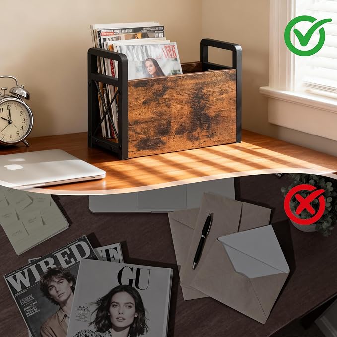 Magazine Holder, Magazine Rack Floor, Magazine Storage Basket, Magazine Rack - Image 5