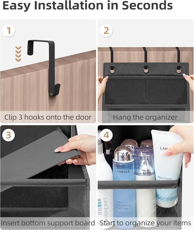 STORAGE MANIAC Over the Door Organizer Large Capacity Hanging Organizer - Image 4