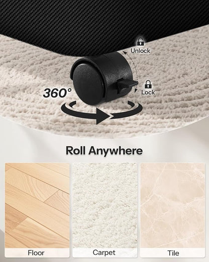 Double Laundry Hamper with Lid and Wheels, 150L Large Laundry Basket with 2 - Image 3