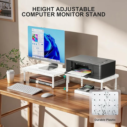 WALI Computer Monitor Stand for Desk, Adjustable Laptop Riser, Desk Monitor - Image 3