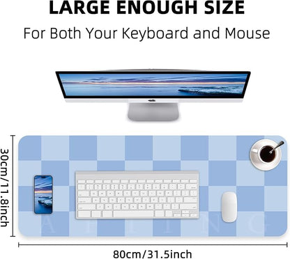 Non-Slip Desk Pad, Waterproof PU Leather Protector, Easy Clean Laptop Mat - Image 2