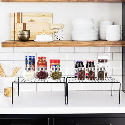 MEDIUM CABINET STORAGE SHELF RACK, Cabinet and Fridge Shelf, Storage Rack - Image 2