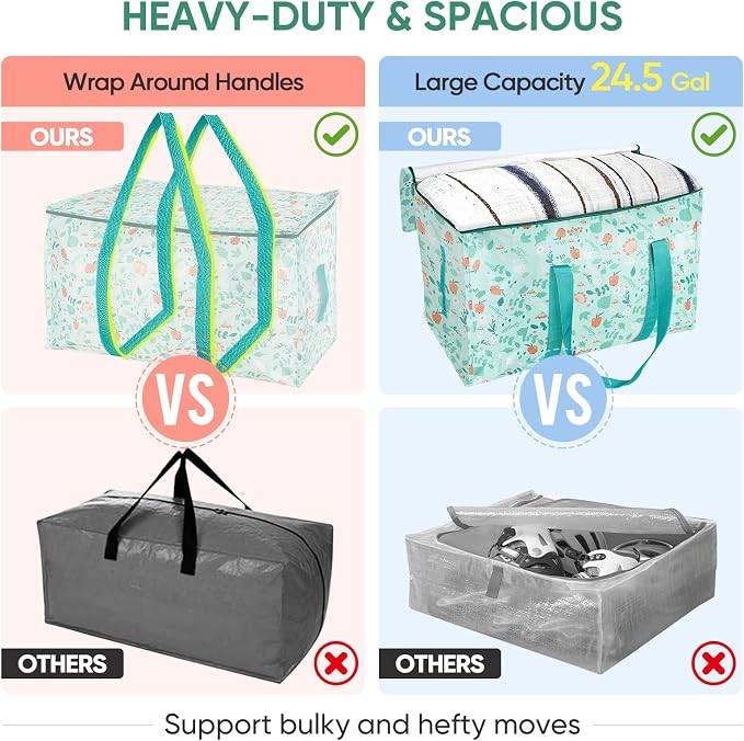 BALEINE 4-Pack Oversized Moving Bags - Image 4