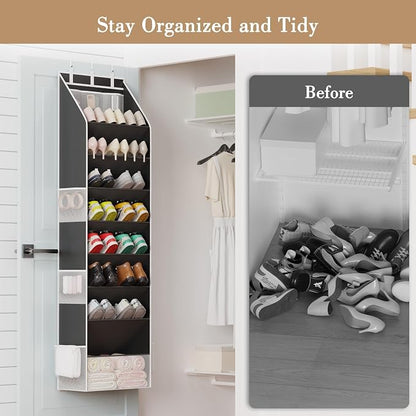 Criusia Shoe Organizer, Over the Door Shoe Organizer - Image 2