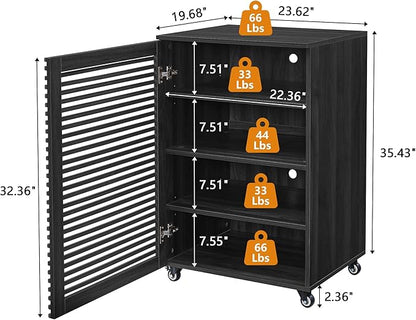 LEVNARY 5-Tier AV Media Cabinet - Image 2