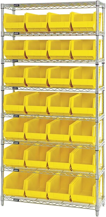 Quantum Storage QUS240 Heavy-Duty Stackable Plastic Storage Bins - Image 5