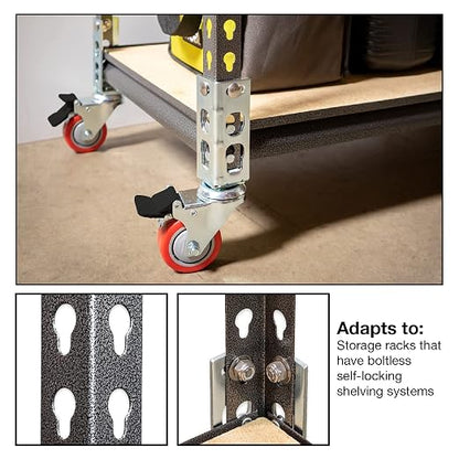 4pc - Storage Rack Caster Wheels) - Image 2