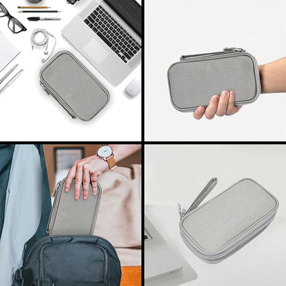 CAAORDKSO Travel Essentials Electronics Organizer Case Tech Pouch, Cord - Image 6