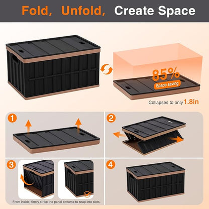 Citylife 64L Collapsible Storage Bins - Image 4