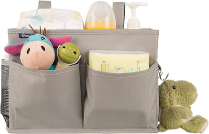 Surblue Bedside Caddy Hanging Bed Organizer Storage Bag Pocket - Image 5