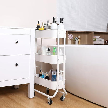 MAX Houser Slim 3-Tier Rolling Utility Cart - Image 3