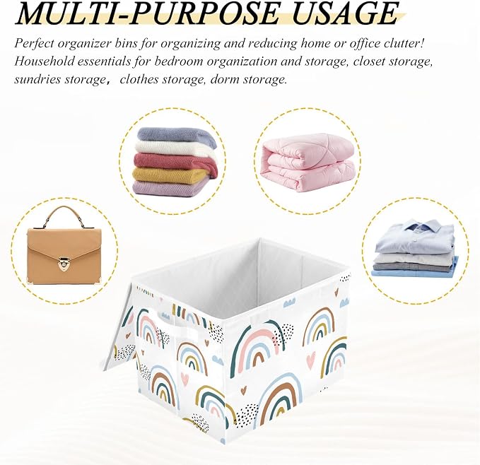 Cartoon Rainbow Storage Bins - Image 7