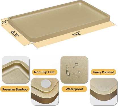 Weenson Gold Bathroom Vanity Tray - Image 4