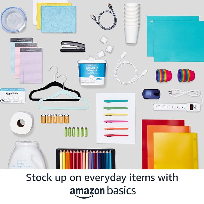 Amazon Basics 5-Shelf Adjustable, Storage Shelving Unit, Steel Organizer Wire - Image 12