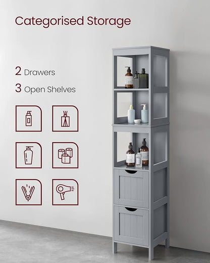 VASAGLE Storage Cabinet, Storage Organizer Rack Stand - Image 5