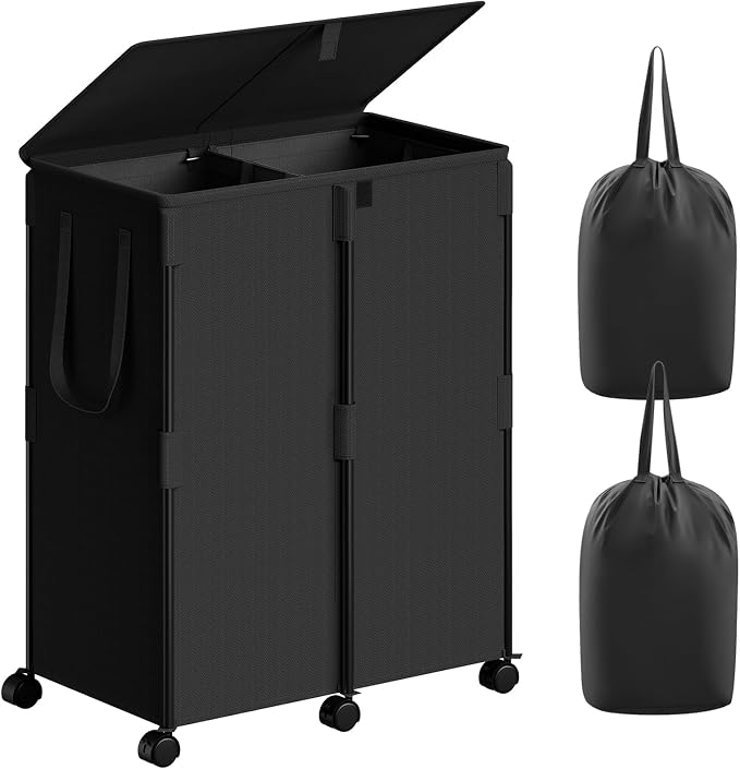 160L Double Laundry Hamper by Unknown