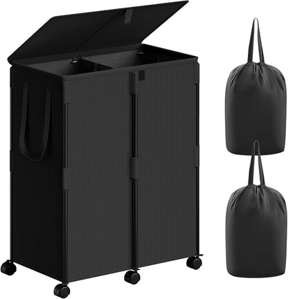 160L Double Laundry Hamper by Unknown