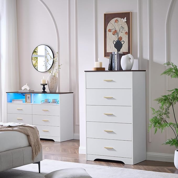 LIDYUK Dresser for Bedroom, Wood Dresser - Image 4