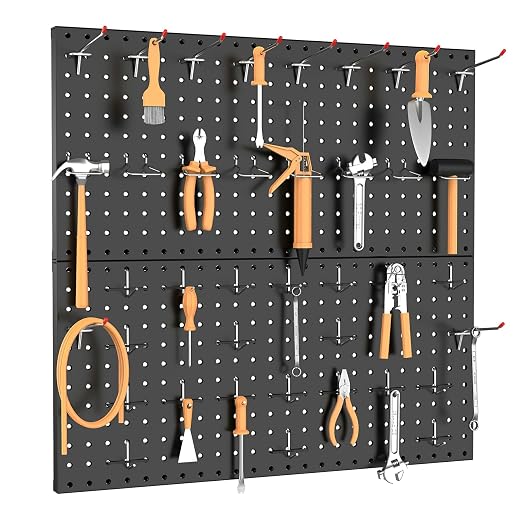 TORACK 2-Pack 12x24 inch Metal Pegboard Panels - Image 7