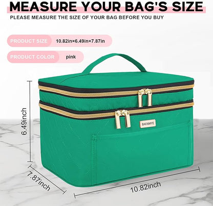 8.8L Makeup Travel Bag Women, Large Cosmetic Case, Makeup Bag Organizer Box - Image 6