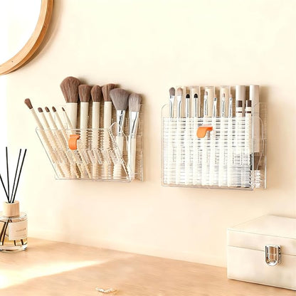 Wall-mounted Makeup Organizers, 16-Slot Eyeliner Lip Liner Organizer Holder by Unknown
