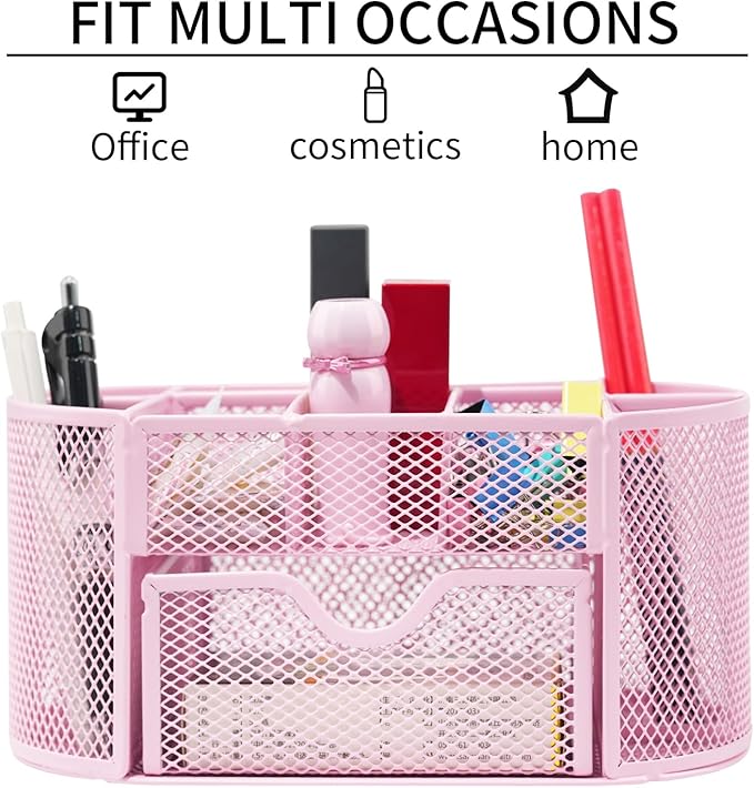 Newkita Desktop Organizer with Pencil Pen Holder and Accessories Offering 8 - Image 4