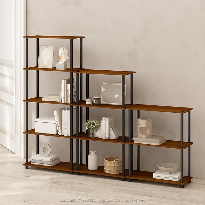 Furinno Turn-N-Tube 4-Tier Multipurpose Shelf Display Rack - Image 6