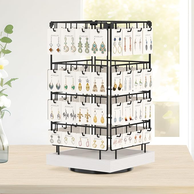 EsLuker.ly Rotating Earring Display Holder Stand - Image 7