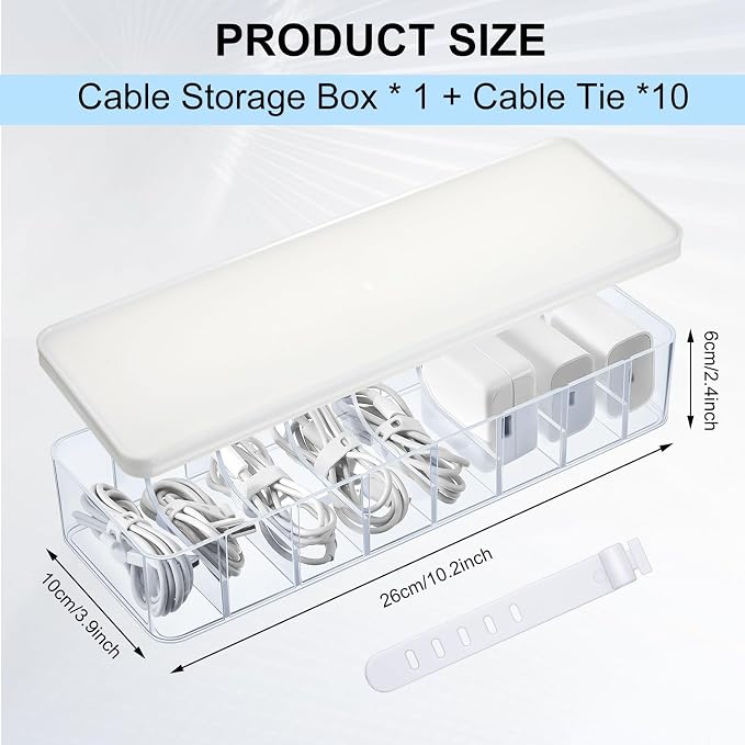 Tatuo 1 Pcs Cable Organizer Box - Image 2