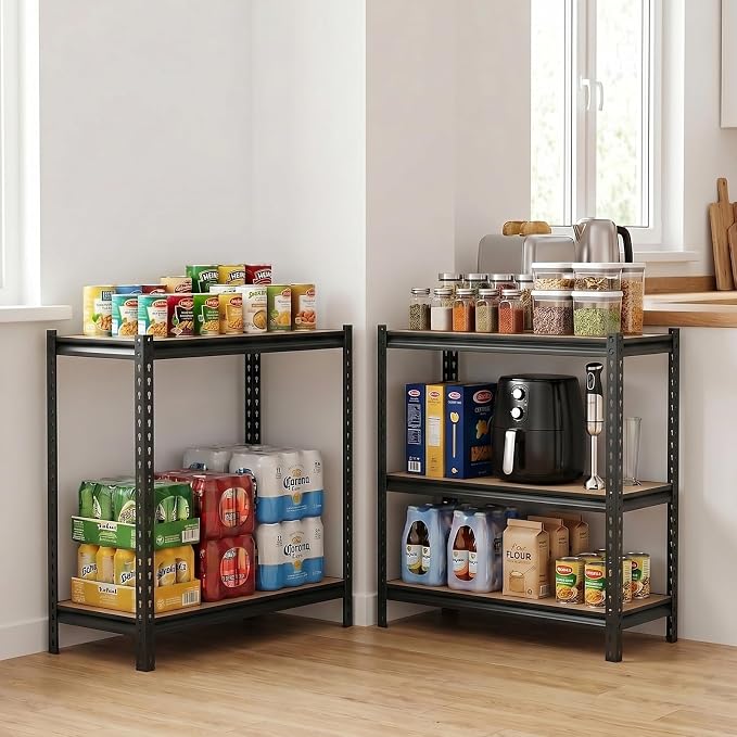 VEVOR Storage Shelves, 5-Tier Adjustable, 2000 lbs Capacity, Heavy Duty Garage - Image 2