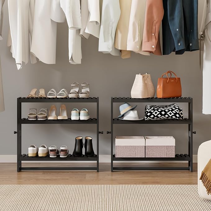 RRX Bathroom Shelf Storage Organizer, Shelf 3-Tier Adjustable Layer, - Image 8