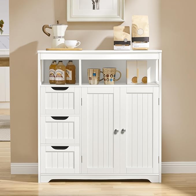 Yaheetech Bathroom Floor Cabinet, Wooden Storage Organizer - Image 7