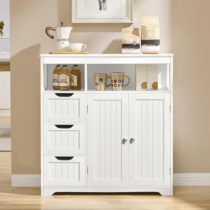 Yaheetech Bathroom Floor Cabinet, Wooden Storage Organizer - Image 7