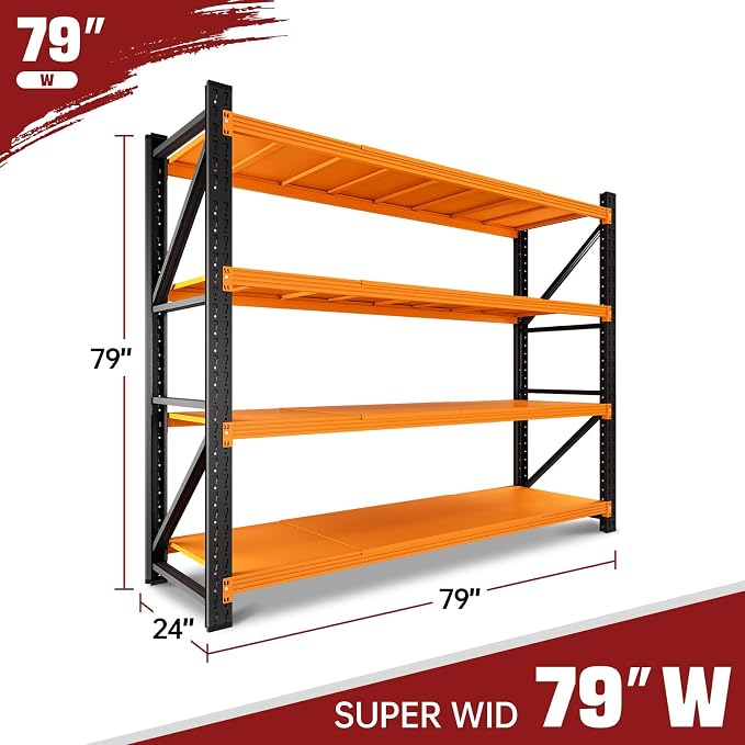 RAVIGIN 7000LBS Storage Shelves, Shelving Units Industrial Shelving - Image 2