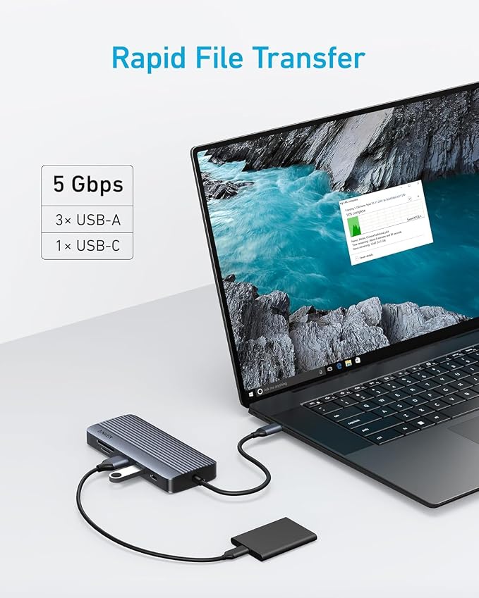 Anker 10-in-1 USB C Hub, Dual-Display USB C Docking Station, One 4K@30Hz HDMI - Image 4