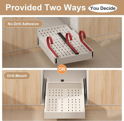 Pull out Cabinet Organizer, Width and Depth Expandable - Image 6