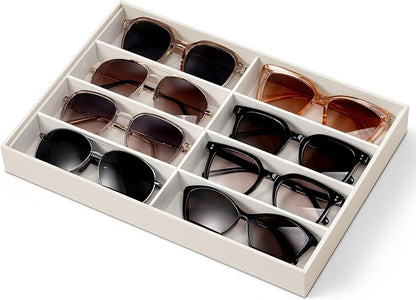 VLANDO Sunglasses Organizer, Stackable Jewelry Tray by VLANDO