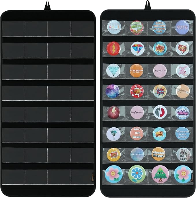 PACMAXI Hanging Badge Button Pin Organizer Display Storage Stand, Enamel Mini by PACMAXI