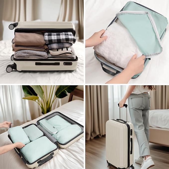 CherryNow Compression Packing Cubes, 7 Set Packing Cubes - Image 7