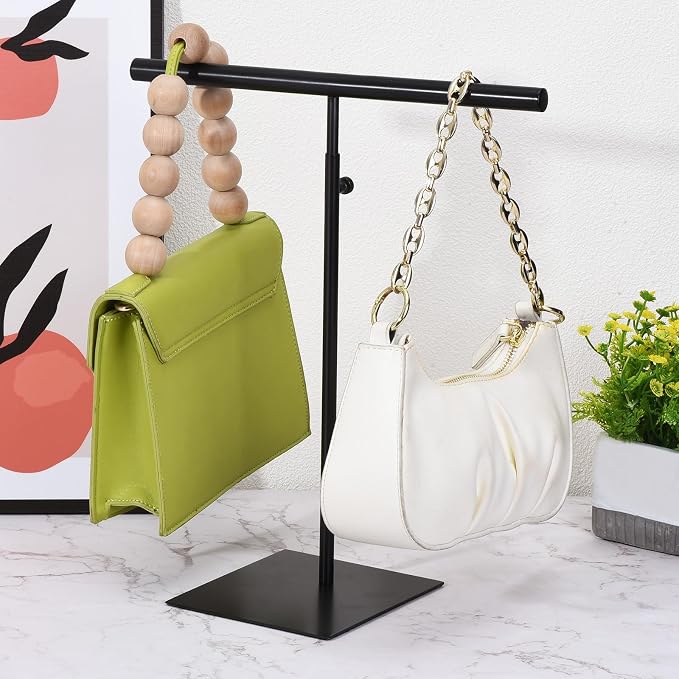 uxcell Necklace Display Stand Adjustable Height Jewelry Rack T Bar Tabletop - Image 6