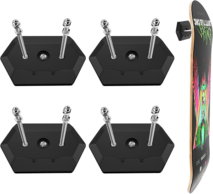 Hikeen Skateboard Wall Mount Skateboard Hanger by Hikeen