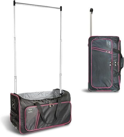 Travolution Dance Bag with Garment Rack, 24 Inch Rolling Duffel With Wheels by Ecogear