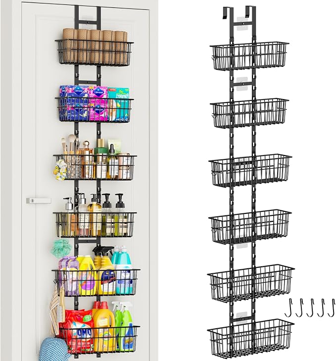 Hongtamoya Over The Door Organizer, Adjustable Hanging Door Organizer by Hongtamoya