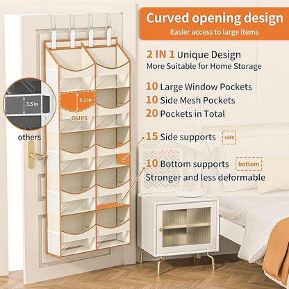 Aokeyee Over the Door Storage Organizer - Image 4