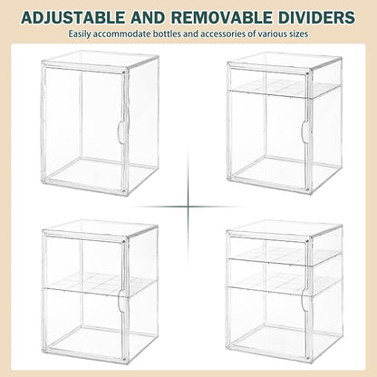 Baby Bottle Organizer, 3 Tiers Acrylic Bottle Storage Organizer Container - Image 7